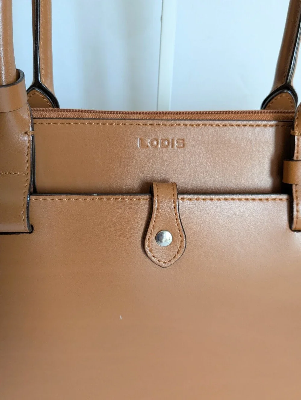 Lodis Audrey Jessica Leather Shoulder Computer Work Bag